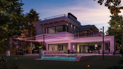 Shirit LED Philips Hue Festavia, 40m, 16 milionë ngjyra, smart