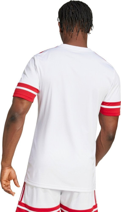 Bluzë sportive adidas Squadra 25 M JG5829, Aeroready, poliester i riciklu, e bardhë