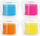 Set plasteline SES Creative Feel Good Dough Happy 00512, 4x90g, shumëngjyrëshe