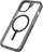 Mbështjellës telefoni ZAGG Santa Cruz, për iPhone 16e 15 14 13, transparent me kornizë të zezë