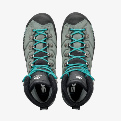 Çizme mali Scarpa Ribelle HD Women, për crampon gjysmë automatik, të larta, jeshile Conifer