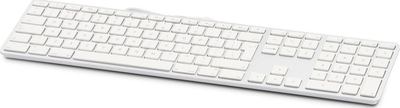 Tastierë LMP KB-1243-BIG, USB A, taste me shkronja të mëdha, argjendi