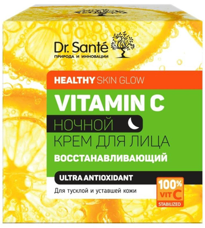 Krem nate për fytyrë Dr Sante Vitamin C, 50ml, rigjenerues