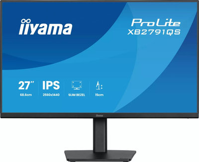 Monitor Iiyama ProLite XB2791QS-B1, 27", QHD 2560x1440, LED IPS, i zi