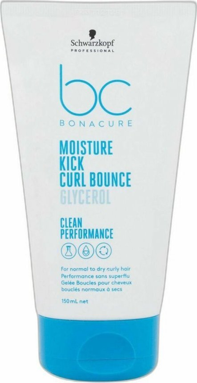 Krem stilimi për kaçurrela Schwarzkopf BC Moisture Kick Curl Bounce me glicerinë, 150ml