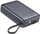Power bank Swissten, 20000 mAh, 22.5W, me kabllo USB-C dhe Lightning, ngjyrë argjendtë space