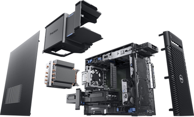 Kompjuter desktop Dell Precision 3680, Intel Core i7 14700, 16GB RAM, 512GB SSD, NVIDIA T1000, i zi
