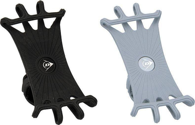Mbajtëse telefoni për biçikletë Dunlop, 10 - 15 cm, e hirtë