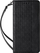 Këllëf telefoni Hurtel Magnet Strap për Samsung Galaxy S22 Ultra, lëkurë eko, tip portofol, i zi