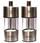 Set mullinj kripë dhe piperi Heinner, 2 copë, 9 cm, çelik inox