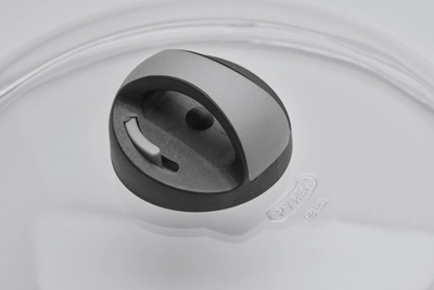 Kapak xhami Igloo GLASS LID, 32 cm, dorezë bakeliti, transparent