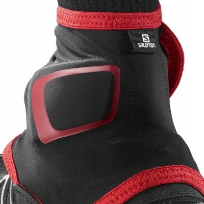Stuptuta Salomon Trail Gaiters High, për vrapim trail, madhësia M, të zeza