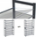 Raft këpucësh Songmics 8-Tier, metal, 163.5x92.5x30.7 cm, i zi