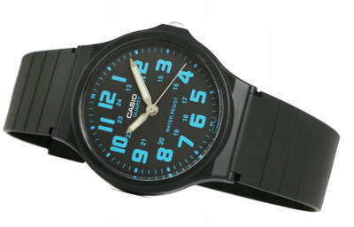 Orë dore Casio Classic MQ71-2B, mekanizëm quartz, rrip resin, e zezë