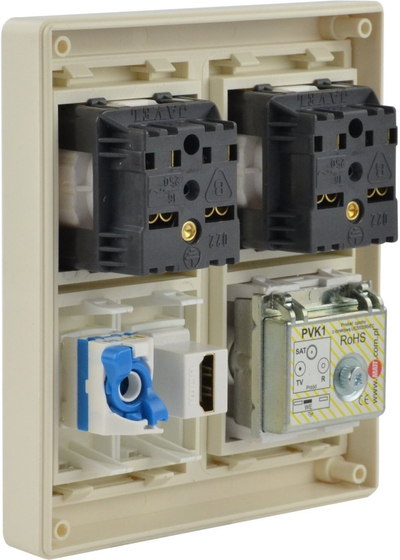 Mbajtëse Mediabox JL-04-S2M-1, 2M, e zezë