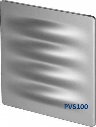 Grilë ventilimi dekorative Awenta System+, fi100, inox, ngjyrë dru wenge