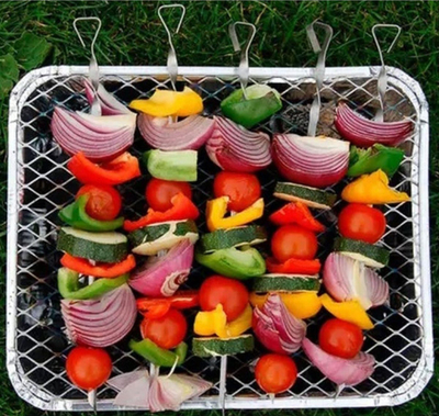 Grill njëpërdorimsh me qymyr 02809, alumini, portativ, gri