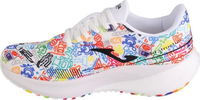 Atlete vrapimi Joma R.2000 2302 për burra, material tekstil, nr. 43, të bardha me shumë ngjyra