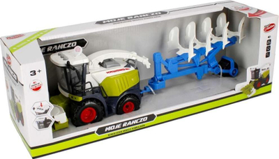 Lodër kombajnë Mega Creative My Ranch, me rimorkio 38 cm, me drita dhe tinguj, shumëngjyrëshe