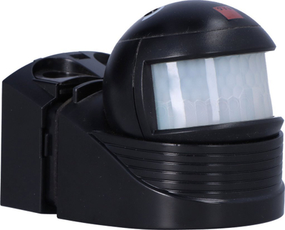 Detektor lëvizjeje Luxomat LC-Click 200-N, 200°, 1000W, i zi