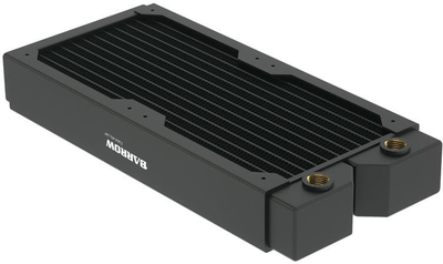 Radiator ftohës Barrow Dabel-40a, 240mm, 40mm i trashë, i zi