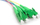 Kabllo fibër optike Digitus FTTH Drop SM, 4 fibra SM, LC APC, 30m