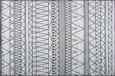 Tapet Beliani KEBAN, 140x200 cm, poliester, i zi