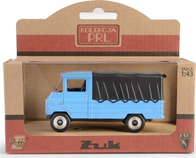 Maket metalik Daffi PRL Żuk, shkalla 1:43, blu