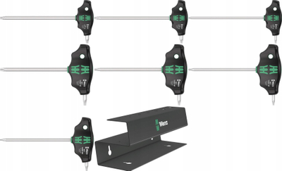 Set çelësa Torx Wera 023456, T-handle, 7 pjesë