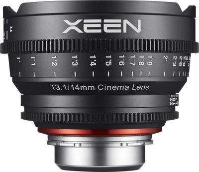 Objektiv kinematografik Xeen 14mm T3.1, Canon EF, full frame, i zi