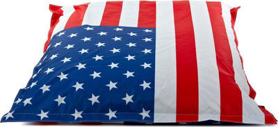 Mbulese pufi Beanbag USA, 1.8 x 1.4m, pa mbushje, shumëngjyrëshe