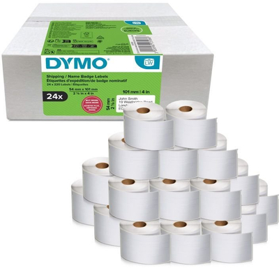 Etiketa vetëngjitëse DYMO 99014, 54mm x 101mm, 24 rrotulla, të bardha