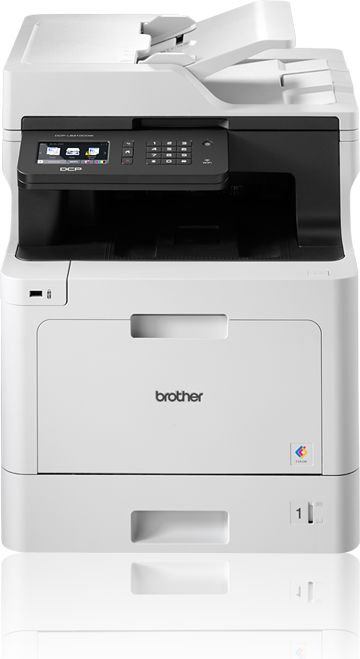 Brother DCP-L8410CDW Мултифункционален печатач, Wi-Fi, бел