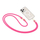 Rrip crossbody për telefon Tech-Protect C7S, litar, Hot Pink, detaje gold