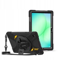 Këllëf tablet Crong Defender Plus për Samsung Galaxy Tab A11+ 10.9", Heavy Duty, i zi