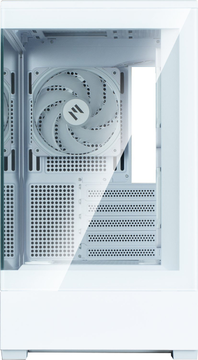 Kasa PC Zalman P30 V2, Mini Tower MicroATX, 3 fshesa 120mm ARGB, e bardhë