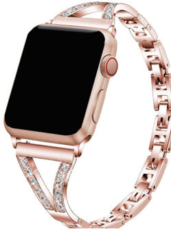 Rrip për orë të mençur 4 Wrist Apple Watch - 38/40 mm, rozë e artë
