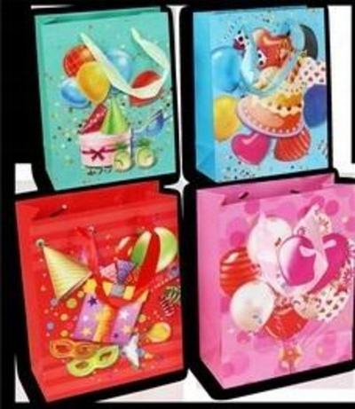 Qese dhurate Kalpol Gift Bag, 26x32x10cm, letër 210g, shumëngjyrëshe