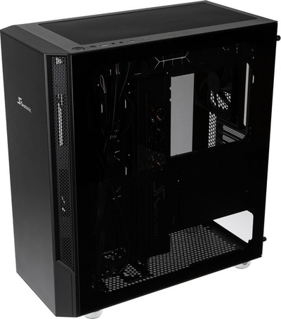 Kutia gaming Seasonic Arch Q503 me PSU DGC-650, ATX, USB-C, e zezë