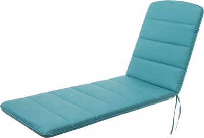 Jastëk shezlongu HOBBYGARDEN Amelia Garden Beach Long, 185x60 cm, 6 cm trashësi, blu