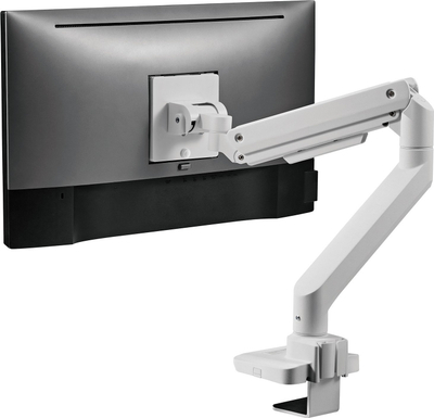 Krah monitori Silverstone SST ARM14, deri 49", me gas spring, i bardhë