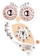 Brosh Owls, i bardhë/vjollcë, woman