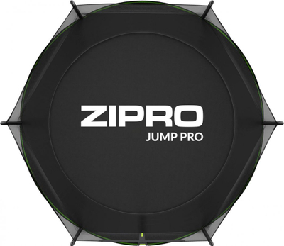 Trampolinë me rrjetë të jashtme Zipro Jump Pro 4FT, 127 cm, e zezë
