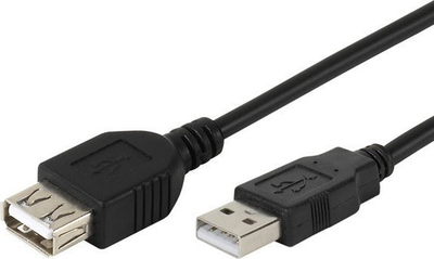 Kabllo zgjatëse USB Vivanco CE U4 18, USB 2.0, 1.8m, e zezë