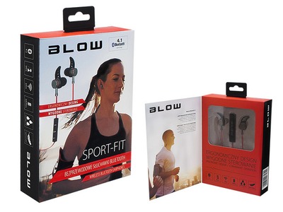 Kufje BLOW 32-777#, 3.5mm, të kuqe