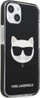 Mbrotjëse telefoni Karl Lagerfeld KLHCP13MTPECK, për iPhone 13, hardcase TPE, e zezë Choupette Head