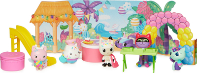Set figurash Gabby's Dollhouse Pandy Paws Birthday, lodra plastike, shumëngjyrëshe