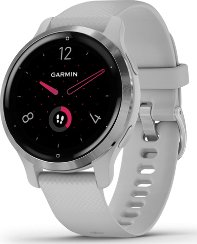 Ora Garmin Venu 2S me GPS, 40mm, gri me argjend
