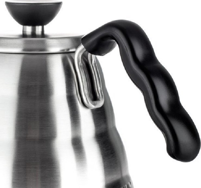 Ibrik elektrik Hario V60 Power Buono, me rregullim temperature, çelik inox, ngjyrë argjendtë