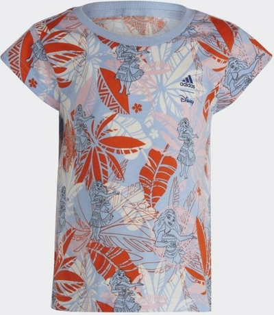 Set bluzë dhe fund Adidas x Disney Moana Infant, për goca, pambuk, blu